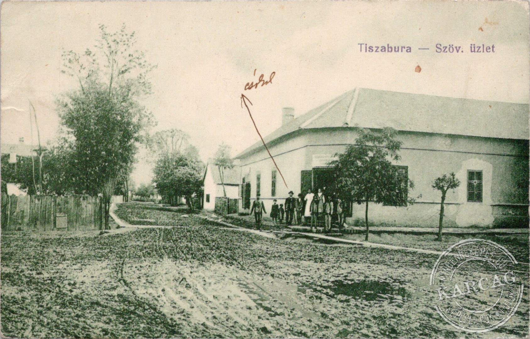 Tiszabura - Szöv. üzlet