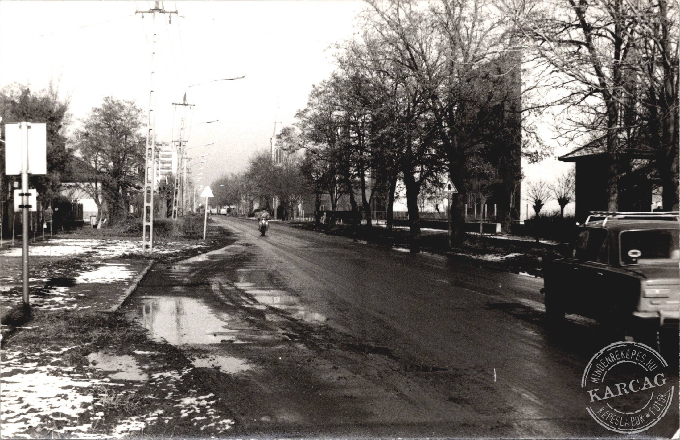 Karcag, utcarészlet