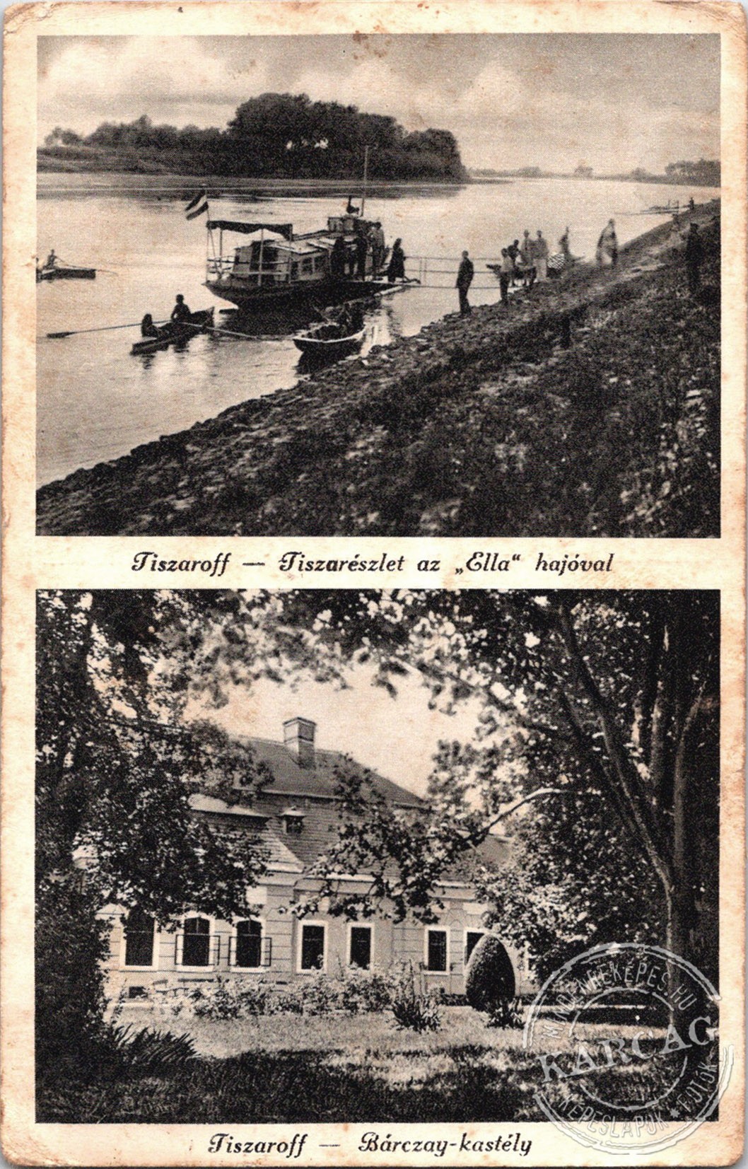 Tiszaroff - Tiszarészlet, Bárczay-kastély