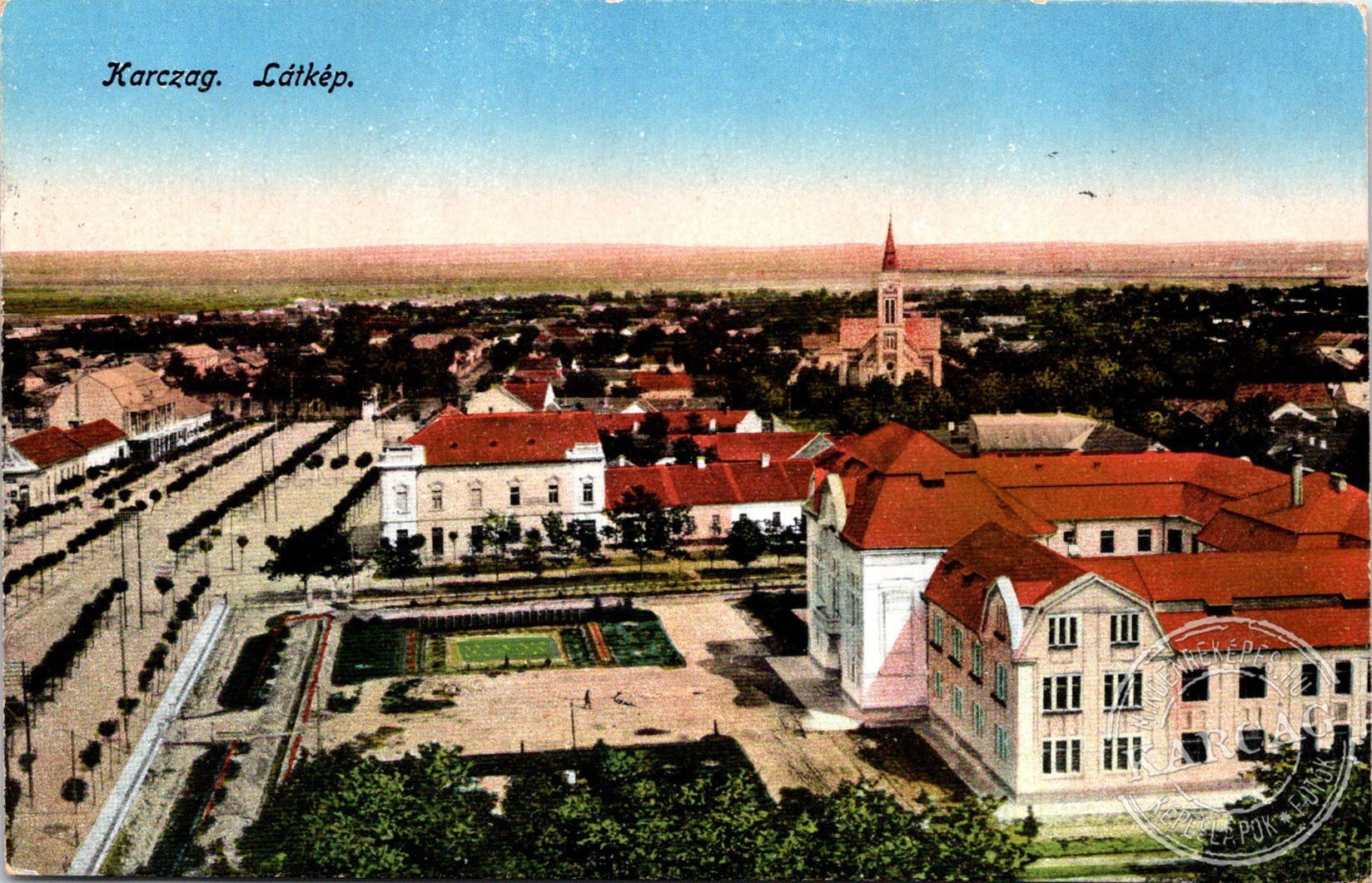 Karczag. Látkép.