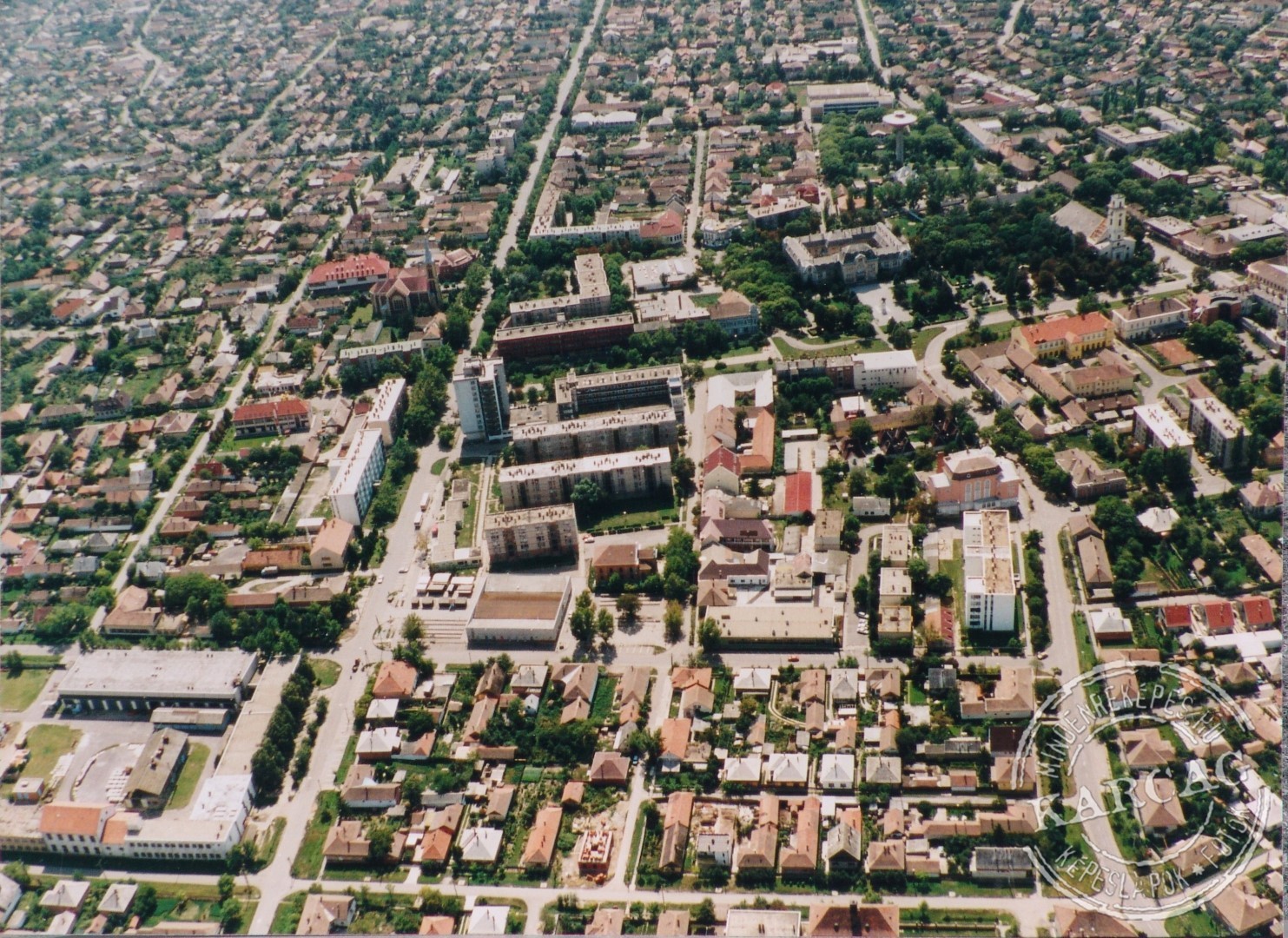 Karcag légifotókon 01