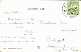 Széchényi sugárut a polg. leányiskolával. Karczag.