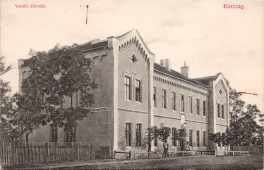 Vasúti állomás. Karczag.