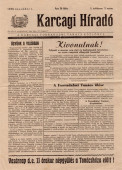 Karcagi Híradó - 1956. november 1.