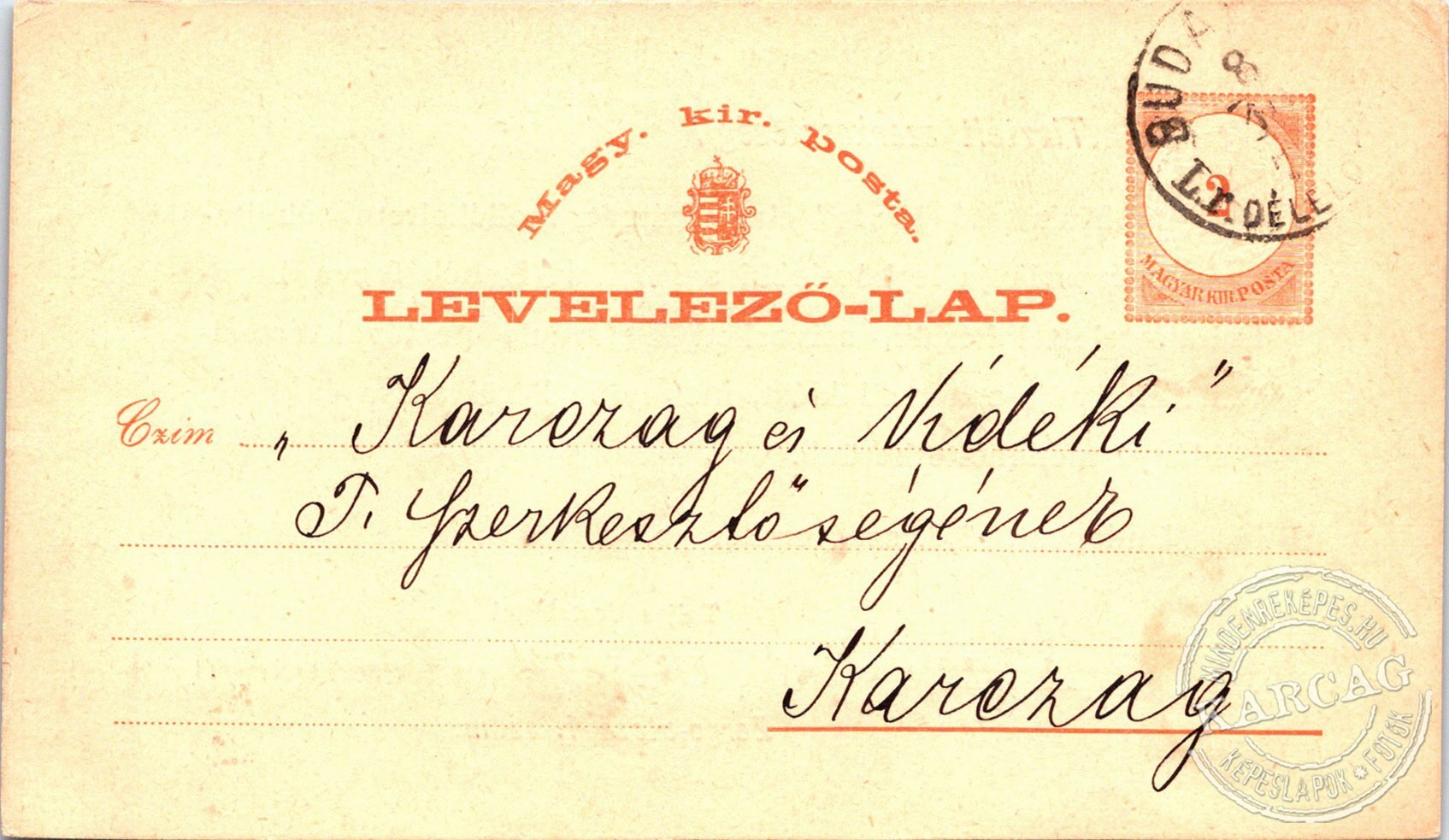 Levelezőlap - "Mulattató Ujság"