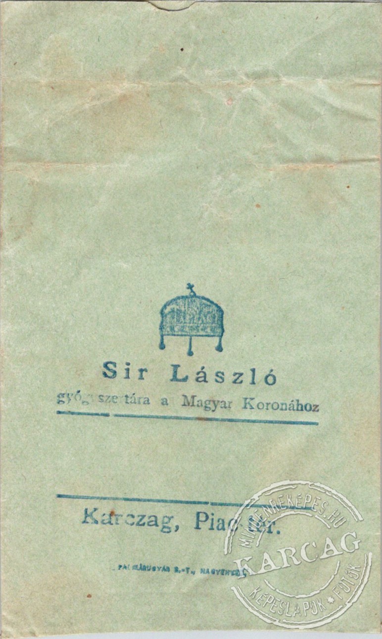Gyógyszertári tasak