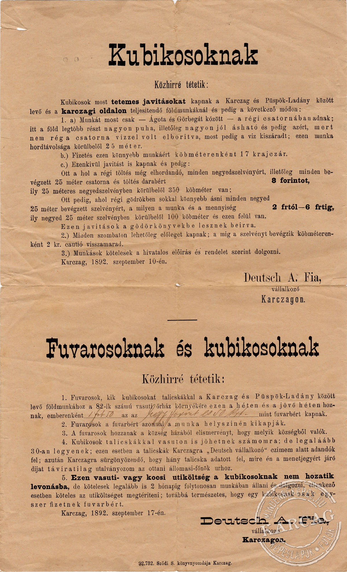 Közhírré tétetik
