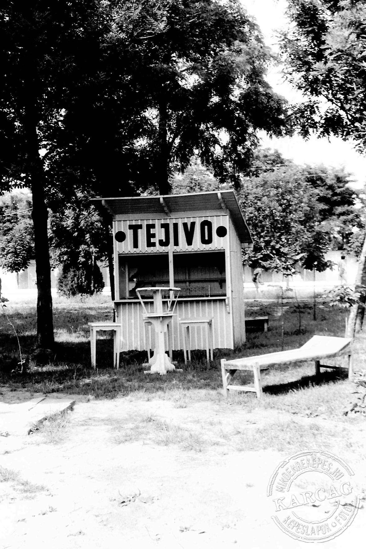 Tejivó a strandon
