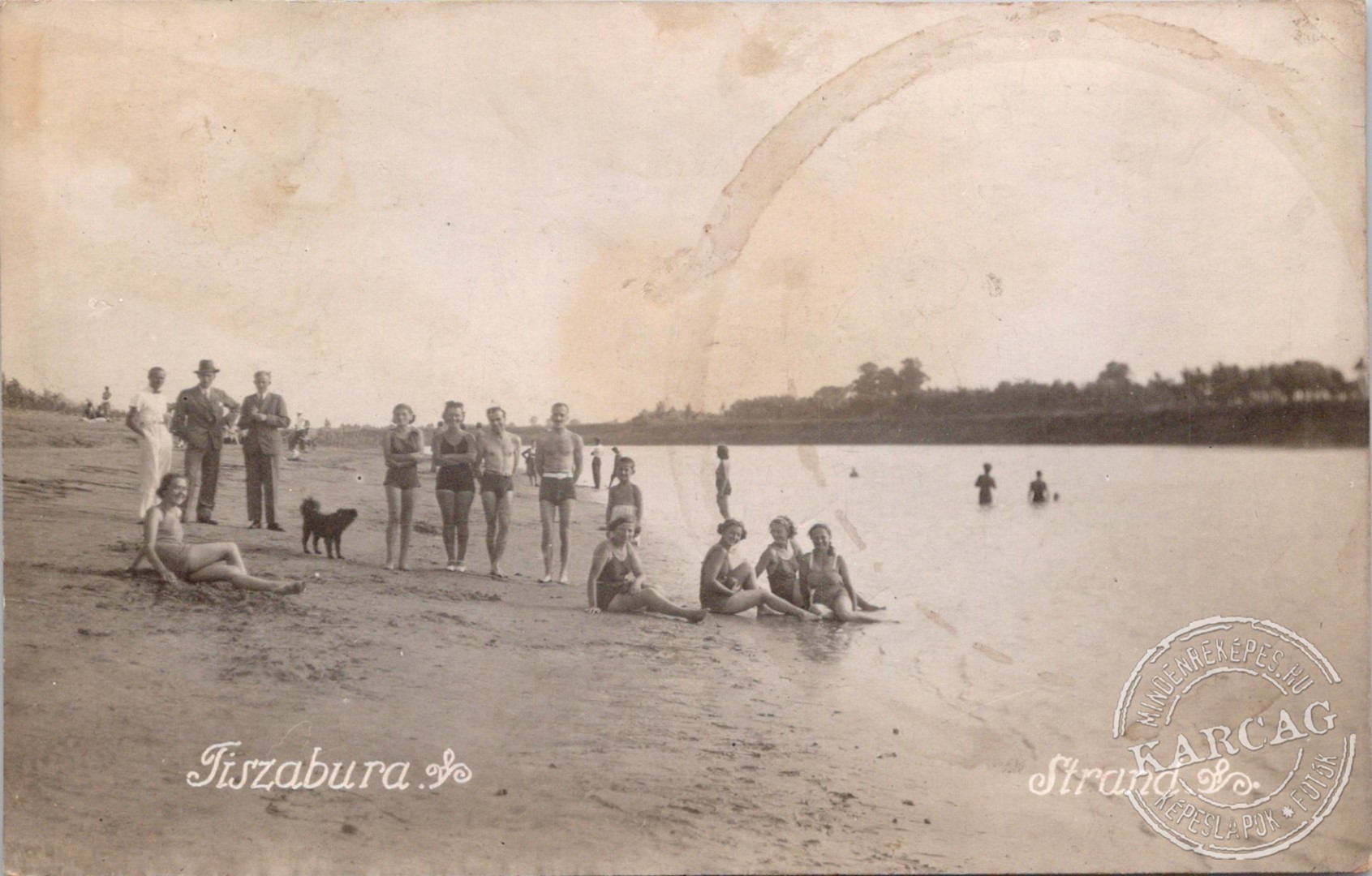 Tiszabura. Strand.