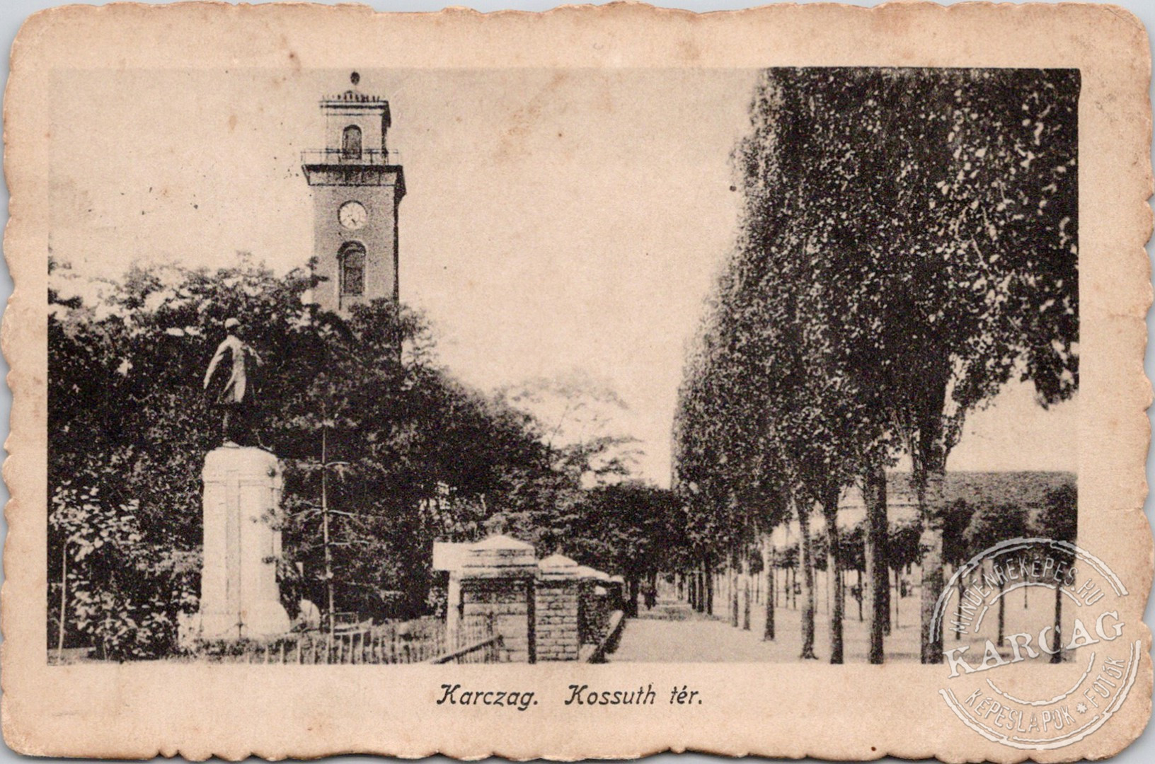 Karczag. Kossuth tér.