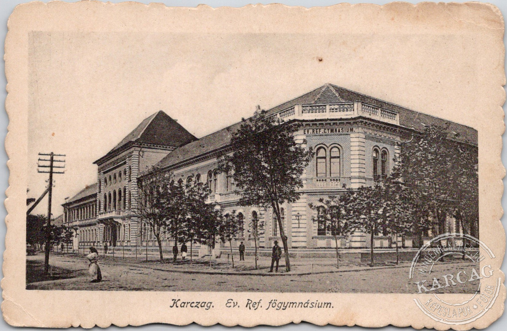 Karczag. Ev. Ref. főgymnásium.