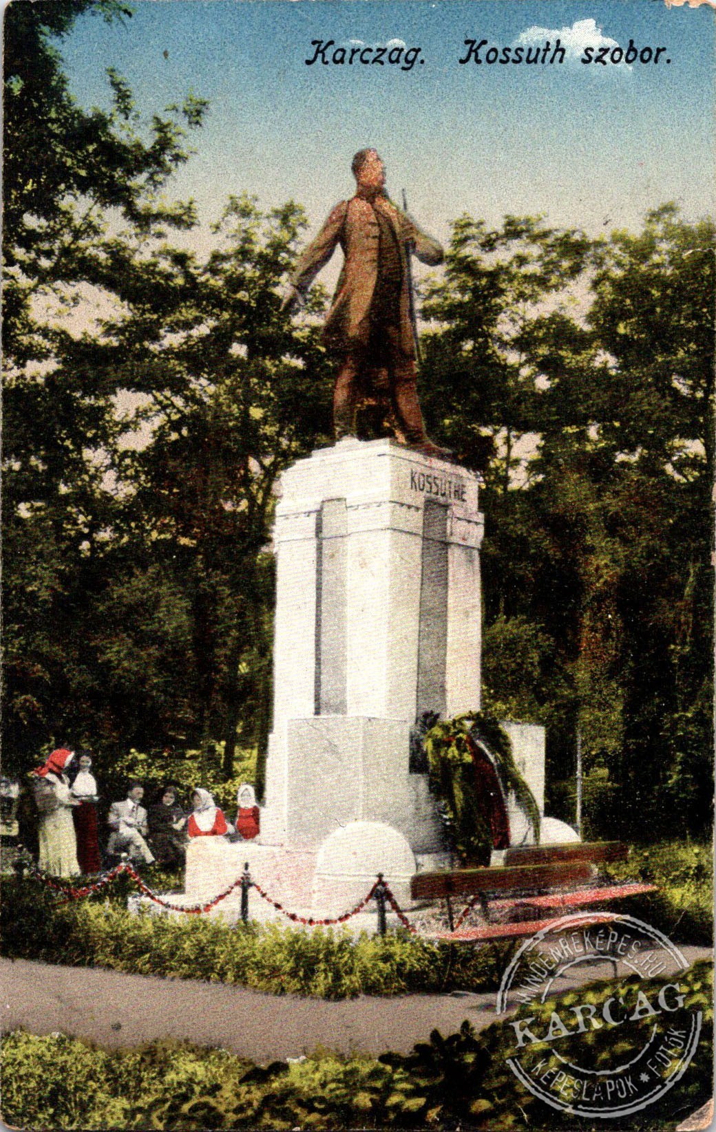 Karczag. Kossuth szobor.