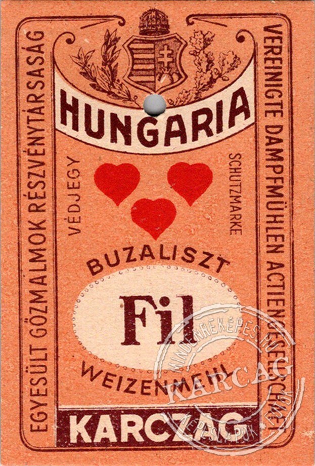 HUNGARIA KARCZAG - BUZALISZT "Fil" zsákkártya