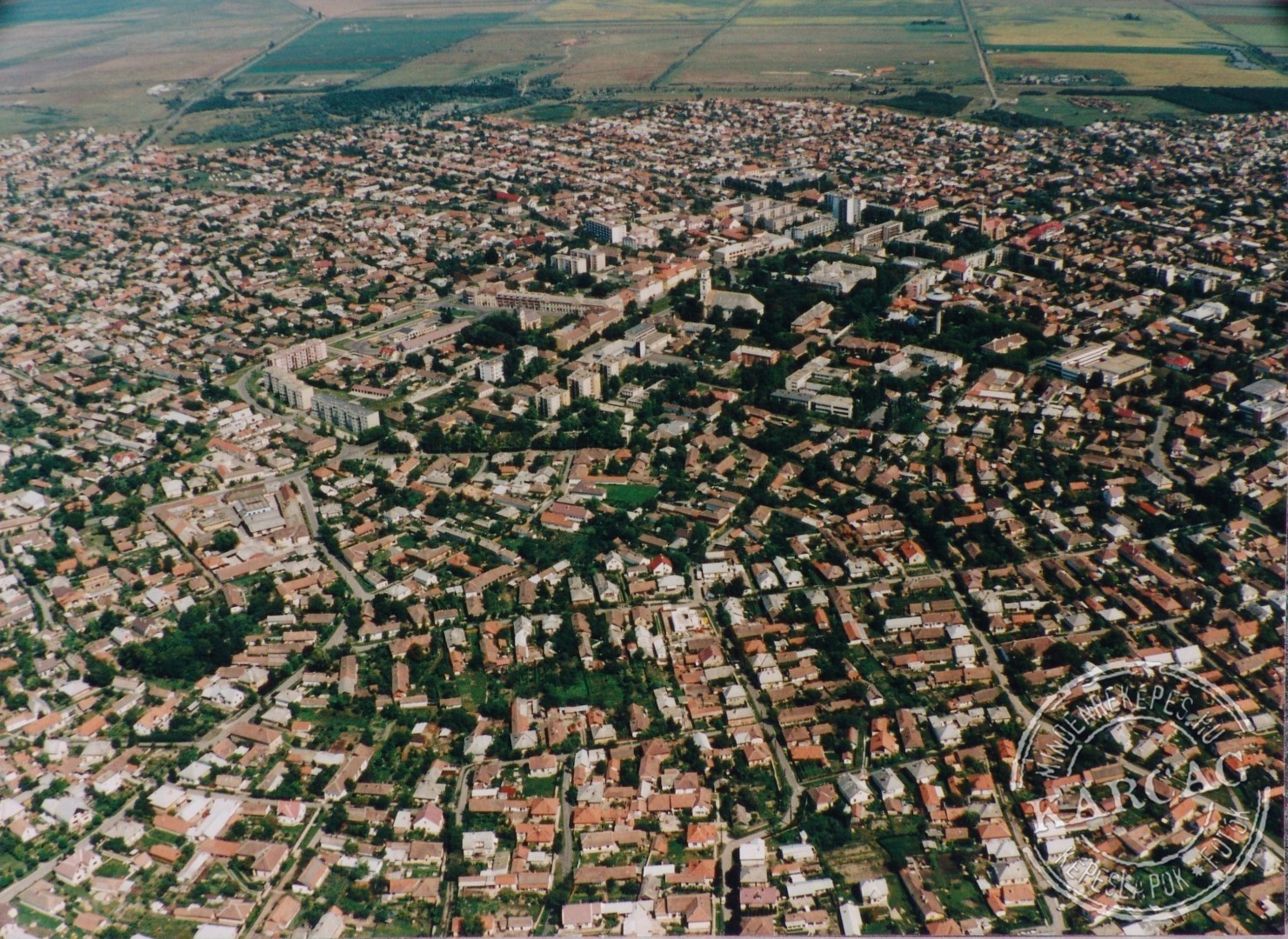 Karcag légifotókon 07
