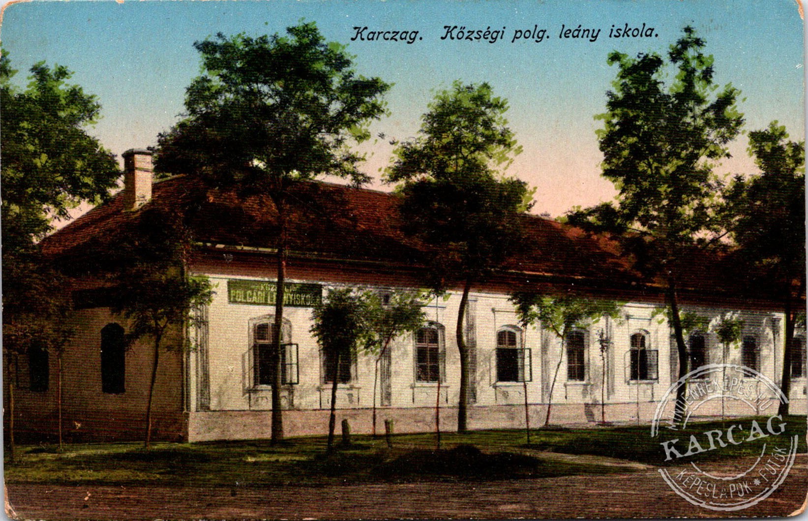 Karczag. Kőzségi polg. leány iskola.