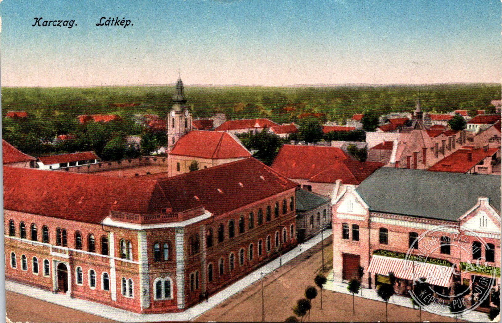 Karczag. Látkép.