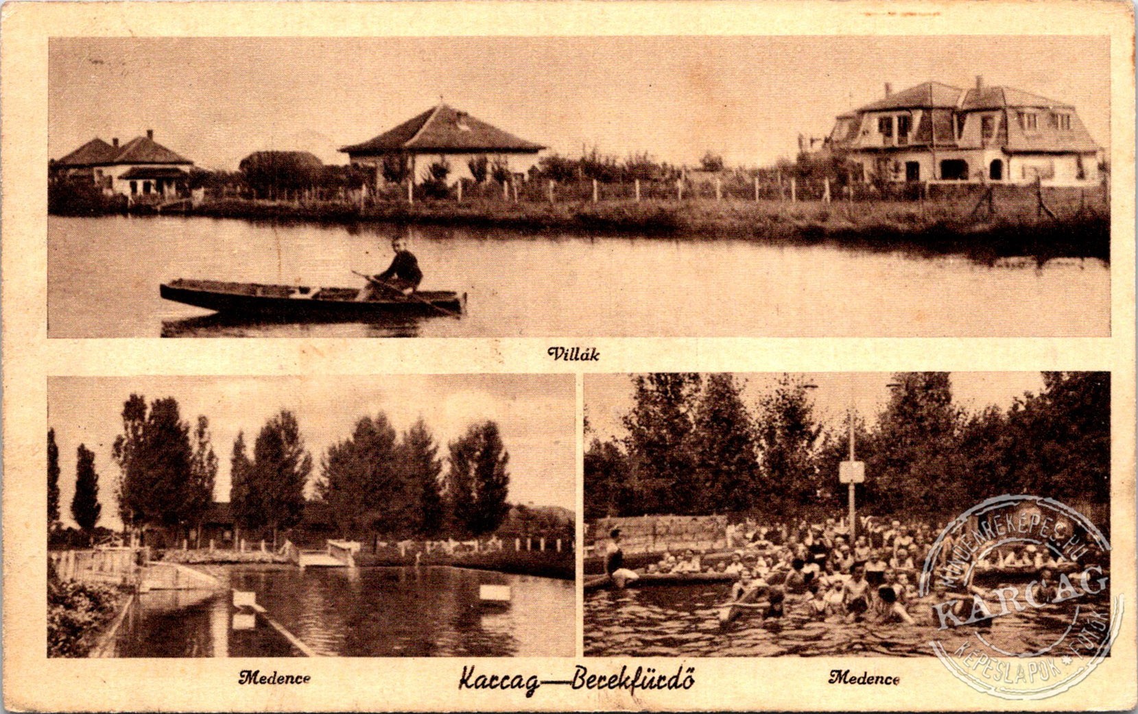 Villák, Medence