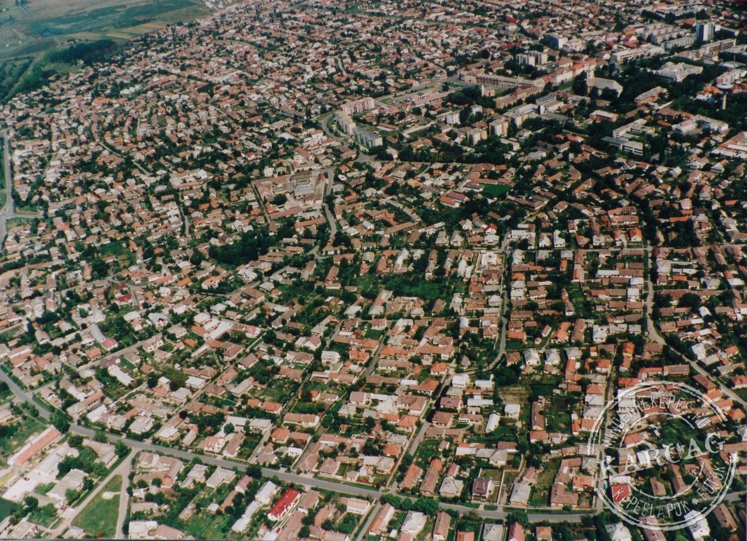 Karcag légifotókon 16